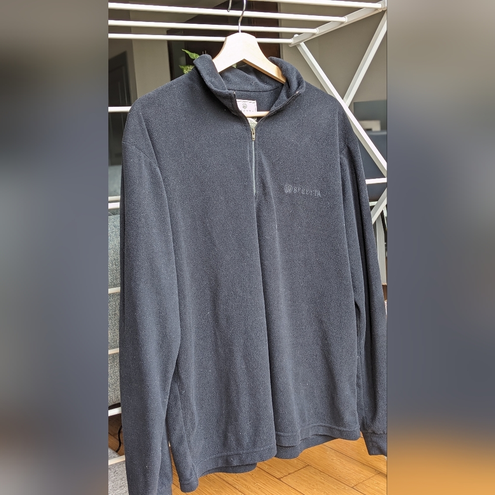Beretta Black Quarter Zip Fleece - Men's XL
